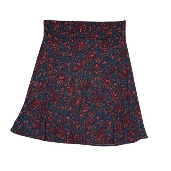 LulaRoe Azure Paisley Midi Skirt NEW - Picture 2 of 4
